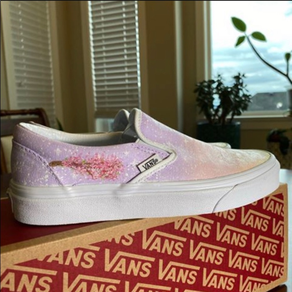 Cherry Blossom Vans - Picture 2 of 4